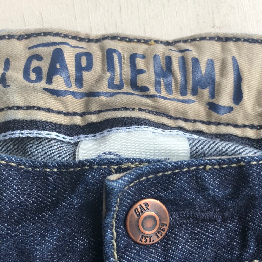 Boys Gap Denim size 6 husky dark wash